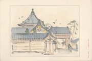 Rokkaku-dō (Chōhō-ji) from the Picture Album of the Thirty-Three Pilgrimage Places of the Western Provinces